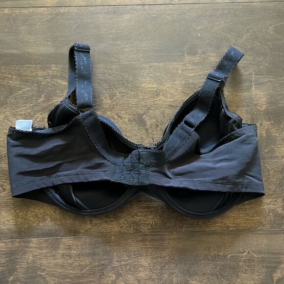 Elomi Hermione Charcoal Underwired
Bandless Molded Bra EL8120 Sz-42E Usa - Picture 8 of 8